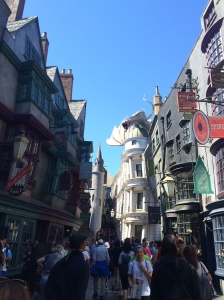 Diagon Alley, Universal Studios, Harry Potter World, Harry Potter, Gringotts Bank